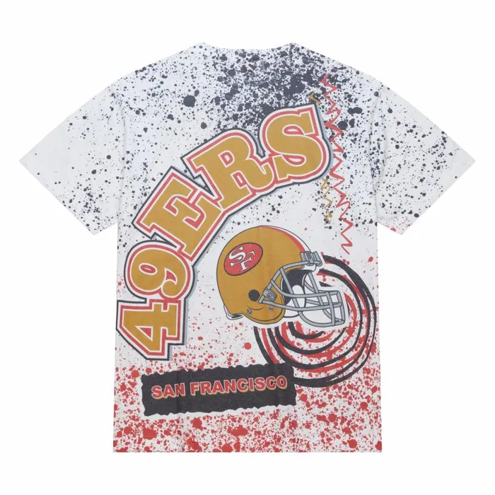 Men039s TShirts and Tops Mitchell and Ness Team Burst Sublimated SS Tee San Francisco 49ers Men039s TShirts and Tops Mitchell and Ness Team Burst Sublimated SS Tee San Francisco 49ers