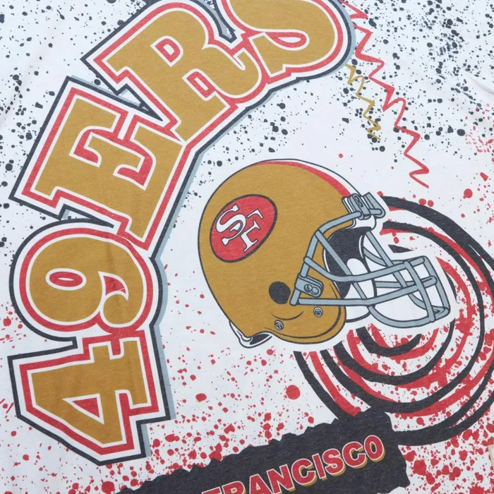 Men039s TShirts and Tops Mitchell and Ness Team Burst Sublimated SS Tee San Francisco 49ers Men039s TShirts and Tops Mitchell and Ness Team Burst Sublimated SS Tee San Francisco 49ers