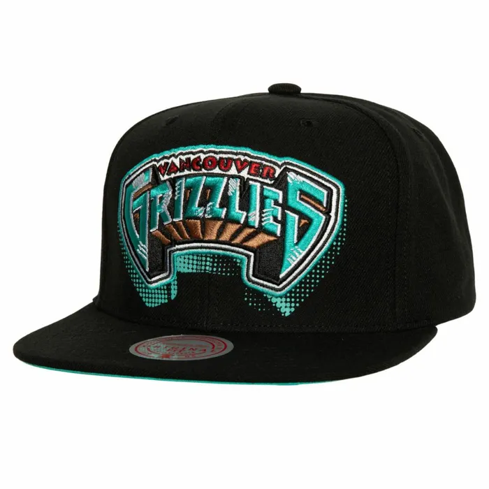 Men039sWomen039s Snapback 1921 Styles Mitchell and Ness Big Face 70 Snapback HWC Vancouver Grizzlies