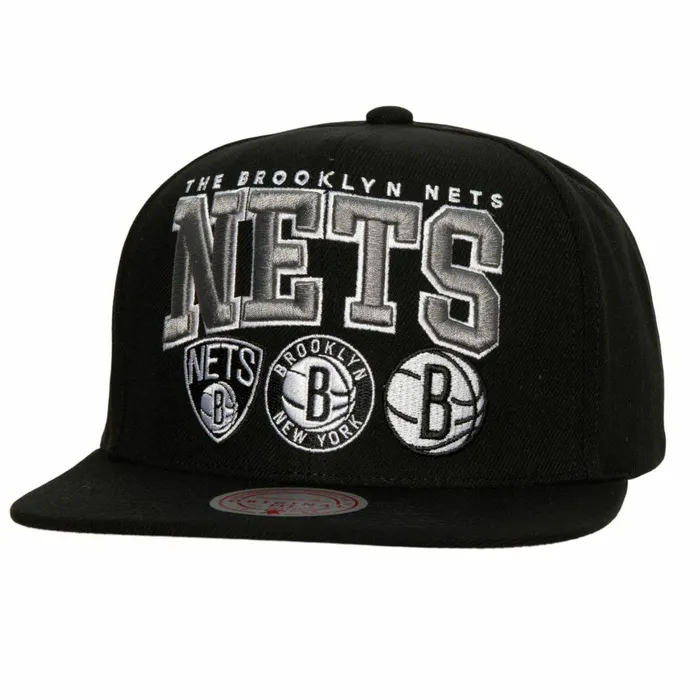Men039sWomen039s Snapback 1921 Styles Mitchell and Ness Champ Stack Snapback Brooklyn Nets Men039sWomen039s Snapback 1921 Styles Mitchell and Ness Champ Stack Snapback Brooklyn Nets