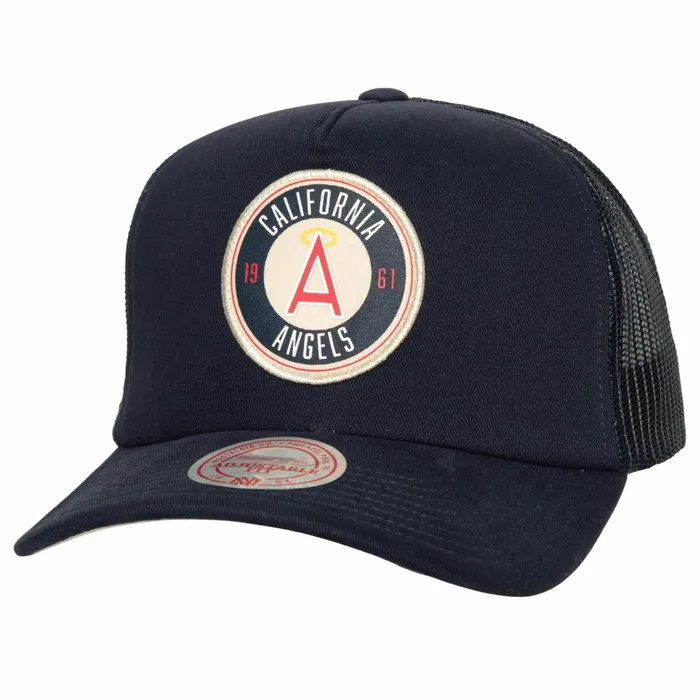 Men039sWomen039s Snapback 1921 Styles Mitchell and Ness Circle Change Trucker Coop California Angels Men039sWomen039s Snapback 1921 Styles Mitchell and Ness Circle Change Trucker Coop California Angels