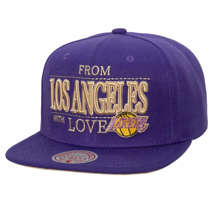 Men039sWomen039s Snapback 1921 Styles Mitchell and Ness With Love Snapback HWC Los Angeles Lakers Men039sWomen039s Snapback 1921 Styles Mitchell and Ness With Love Snapback HWC Los Angeles Lakers