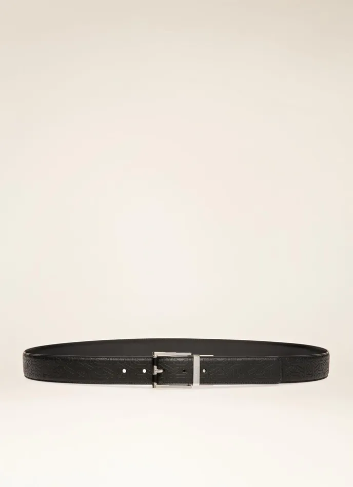 Men Bally Belts Astor 8211 Leather 35mm Belt In Black