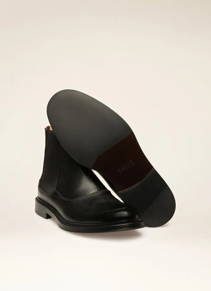 Men Bally Boots Nimir 8211 Leather Boots In Black
