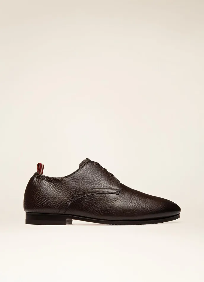 Men Bally LaceUps And Monks Plizard 8211 Leather Derby Shoes In Brown