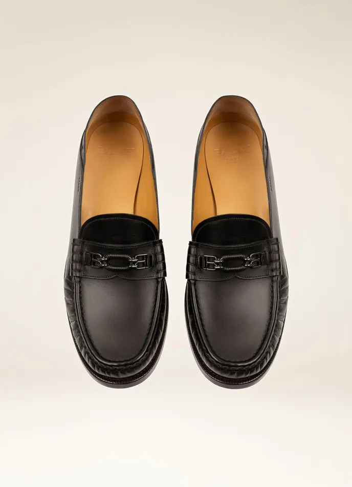Men Bally Loafers And Moccasins Coriano 8211 Leather Moccasins In Black