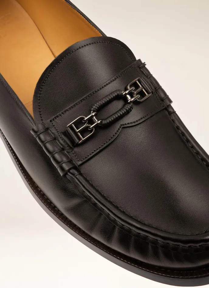Men Bally Loafers And Moccasins Coriano 8211 Leather Moccasins In Black
