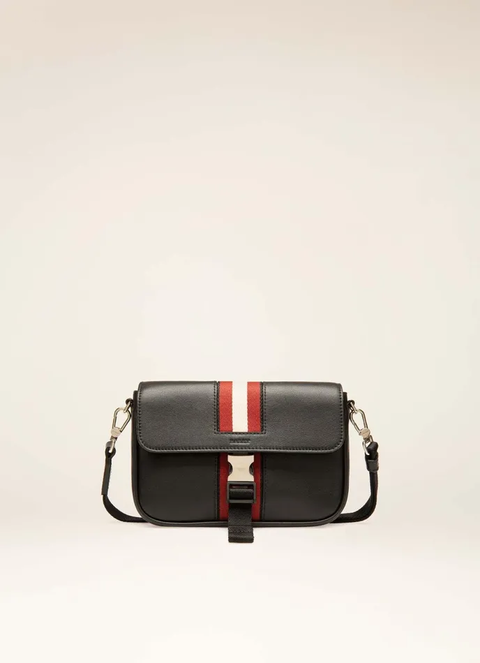 Men Bally Messenger Bags Bodhi 8211 Leather Phone Wallet In Black
