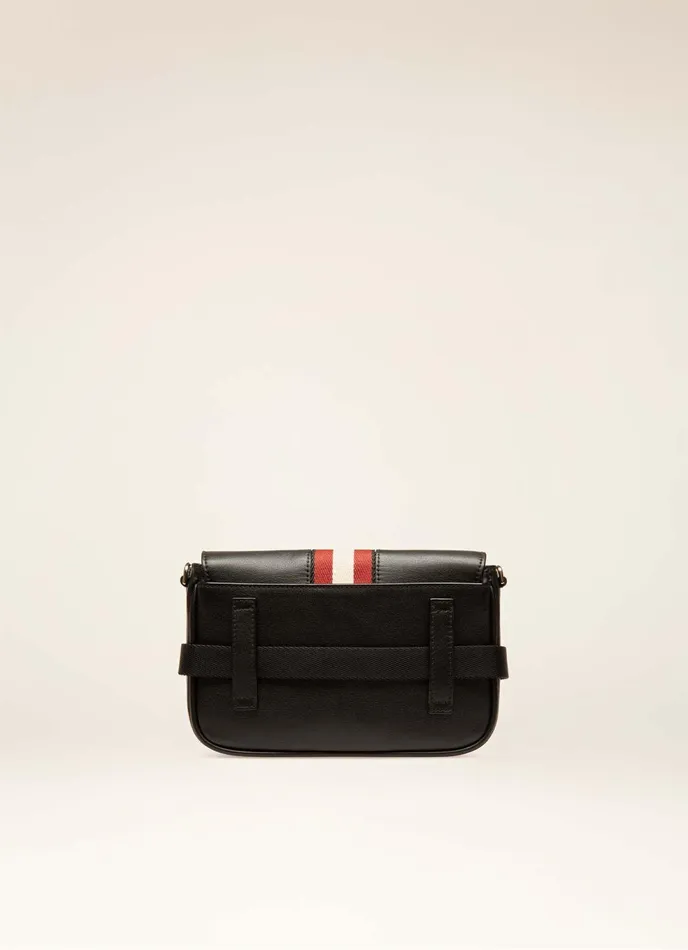 Men Bally Messenger Bags Bodhi 8211 Leather Phone Wallet In Black