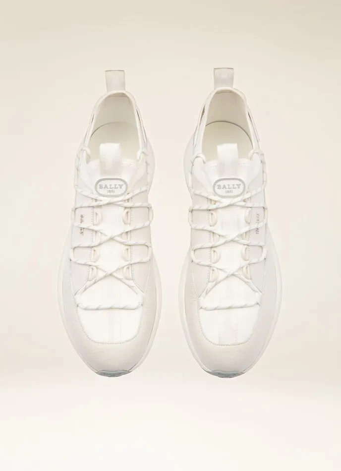 Men Bally Sneakers Delys 8211 Leather Sneakers In White