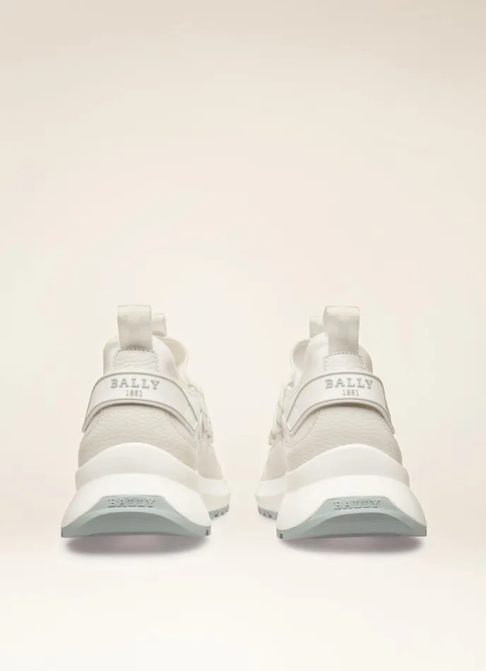 Men Bally Sneakers Delys 8211 Leather Sneakers In White