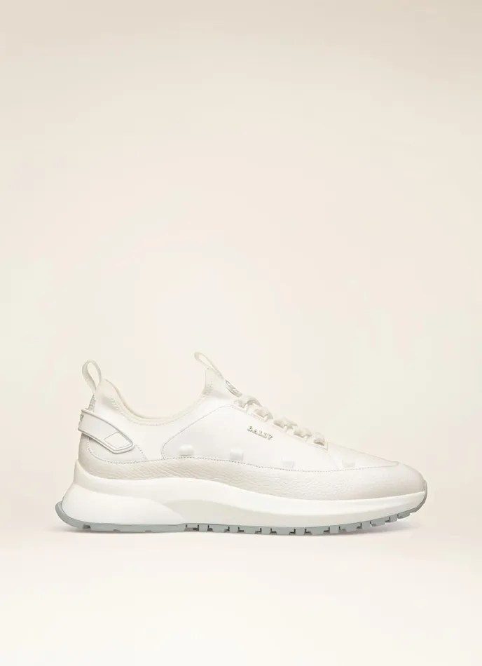 Men Bally Sneakers Delys 8211 Leather Sneakers In White