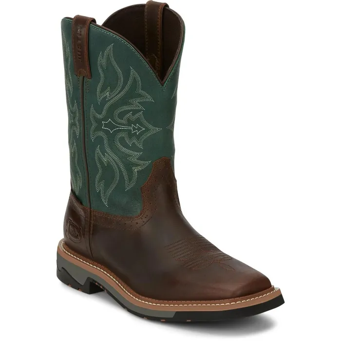 MEN Bolt 11034 Waterproof Hickory Justin Boots Work