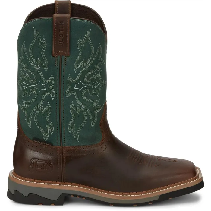 MEN Bolt 11034 Waterproof Hickory Justin Boots Work