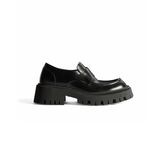 Men Boots and Derbies Balenciaga Tractor Loafer In Black