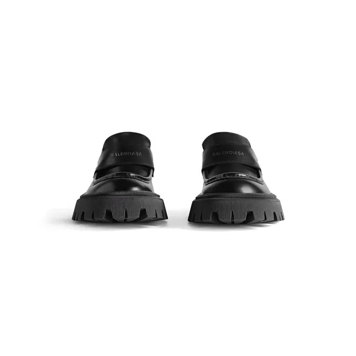 Men Boots and Derbies Balenciaga Tractor Loafer In Black