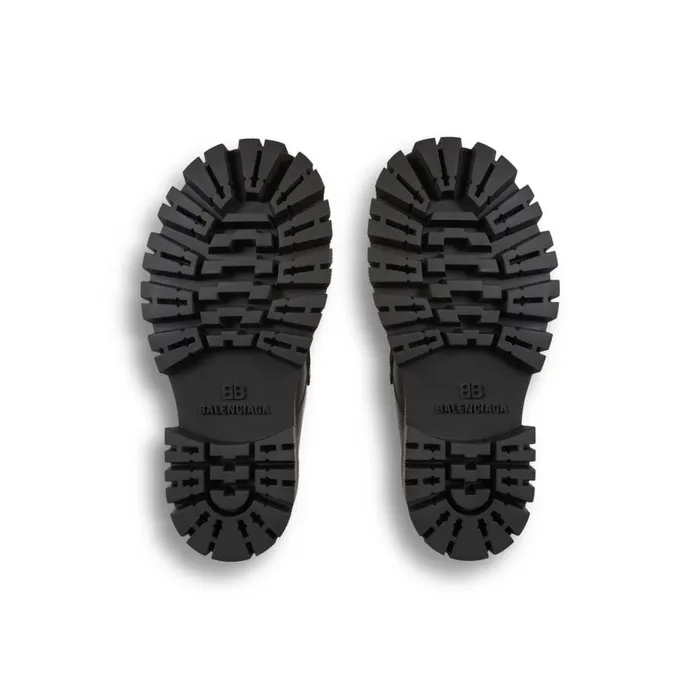 Men Boots and Derbies Balenciaga Tractor Loafer In Black