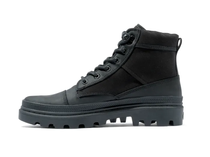 Men Boots PALLADIUM PALLATROOPER ROUGH Black Men Boots PALLADIUM PALLATROOPER ROUGH Black