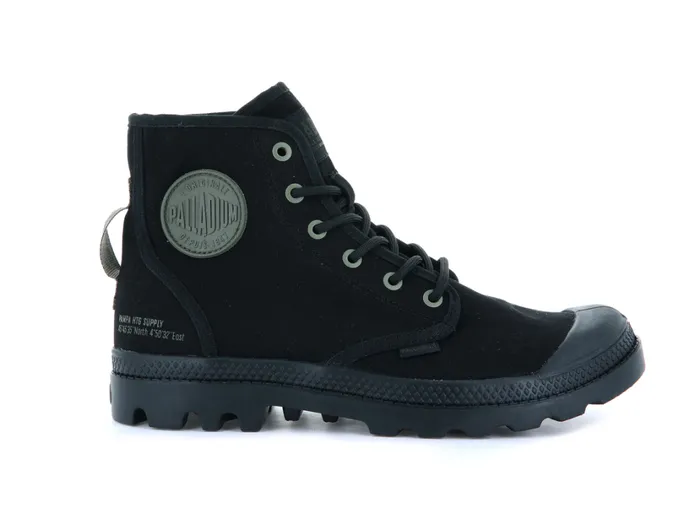 Men Boots PALLADIUM PAMPA HI HTG SUPPLY Blackblack
