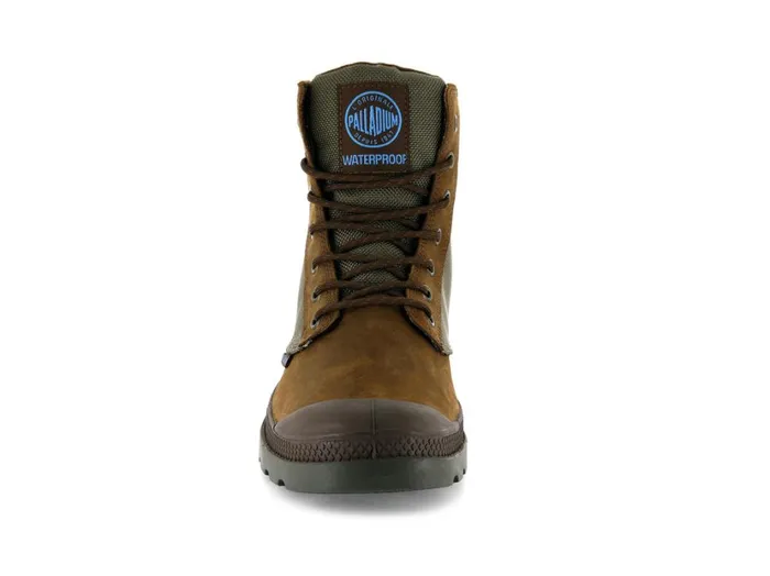 Men Boots PALLADIUM PAMPA SPORT CUFF WPN Bridle Brownmoon Mist Men Boots PALLADIUM PAMPA SPORT CUFF WPN Bridle Brownmoon Mist