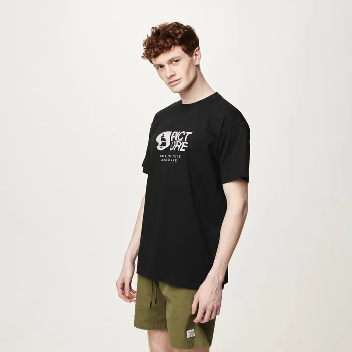 Men BSMNT REFLA TEE Picture Organic Clothing TShirts