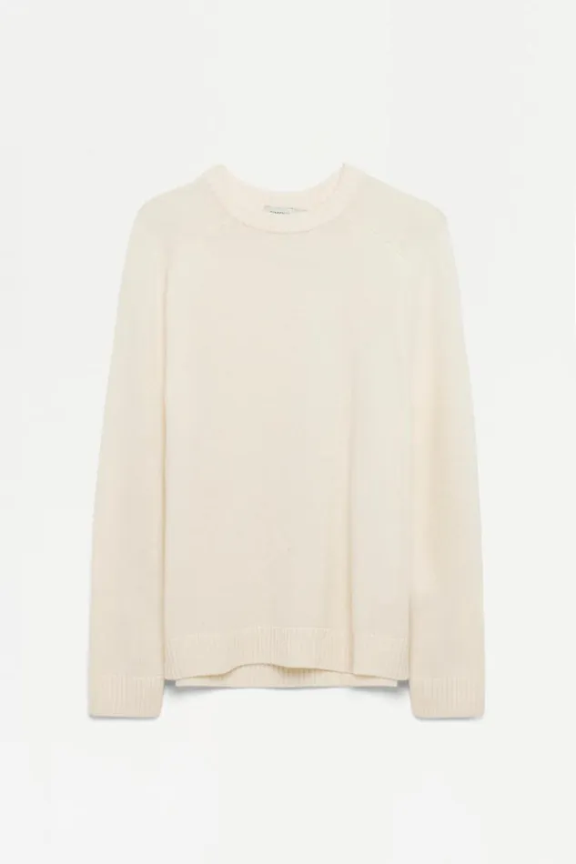 Men Carlton Sweater Ivory Jonathan Simkhai Knitwear