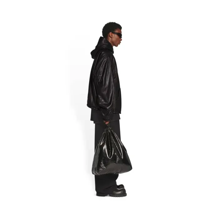 Men Coats and Jackets Balenciaga Hoodie Oversized In Black
