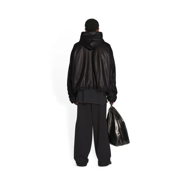 Men Coats and Jackets Balenciaga Hoodie Oversized In Black