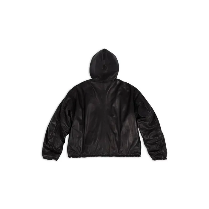 Men Coats and Jackets Balenciaga Hoodie Oversized In Black