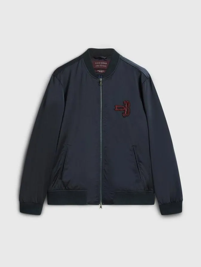 Men Coats And Jackets John Varvatos BOWIE BOMBER JACKET Navy