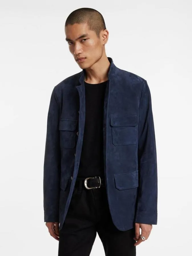 Men Coats And Jackets John Varvatos ENGLEMORE JACKET Navy