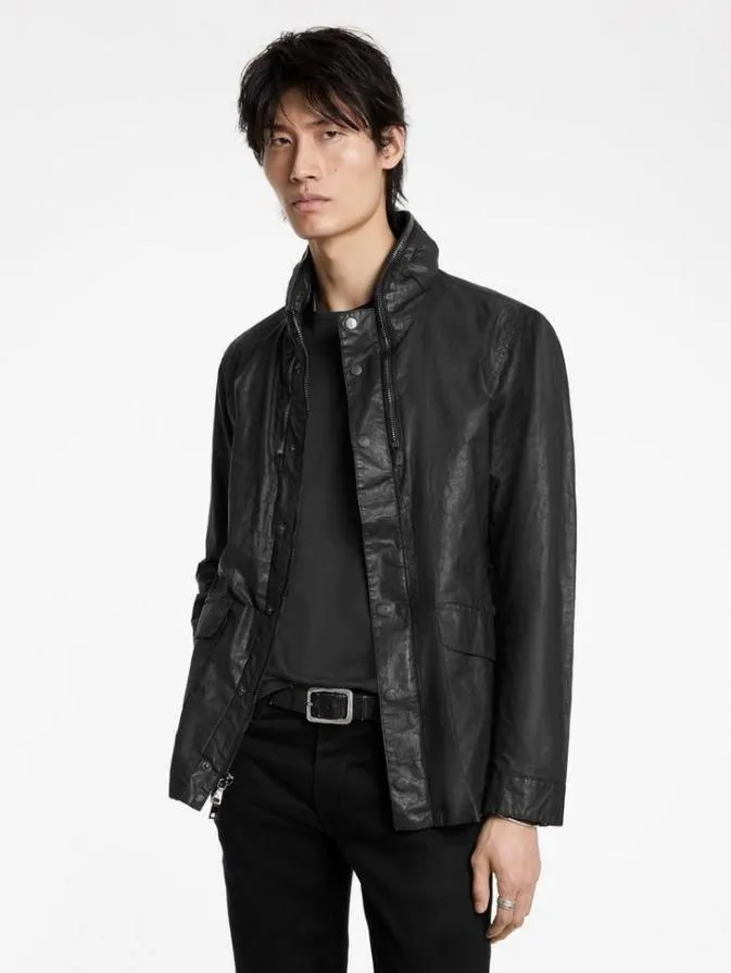 Men Coats And Jackets John Varvatos WOODHAVEN MILITARY JACKET Black