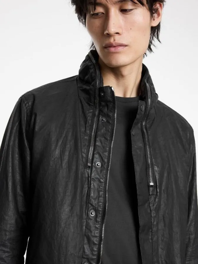 Men Coats And Jackets John Varvatos WOODHAVEN MILITARY JACKET Black