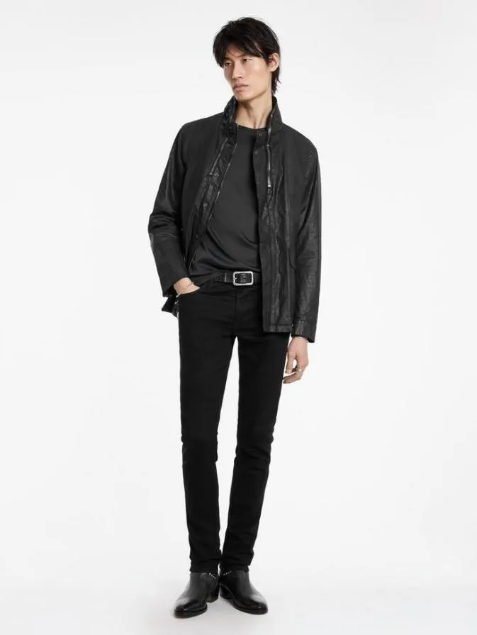 Men Coats And Jackets John Varvatos WOODHAVEN MILITARY JACKET Black