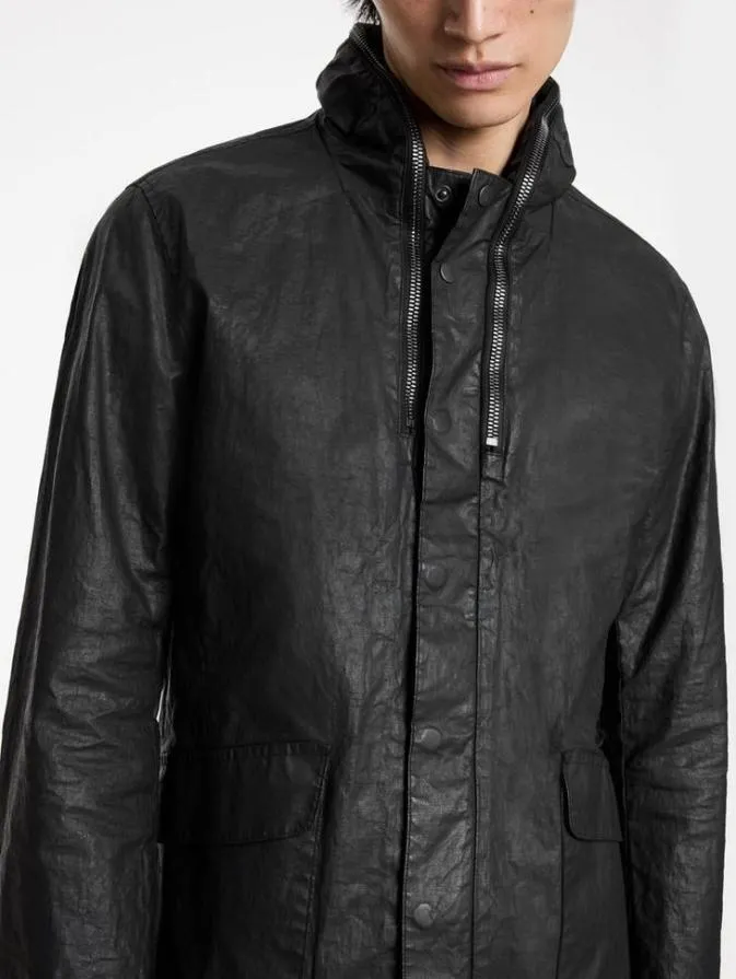 Men Coats And Jackets John Varvatos WOODHAVEN MILITARY JACKET Black