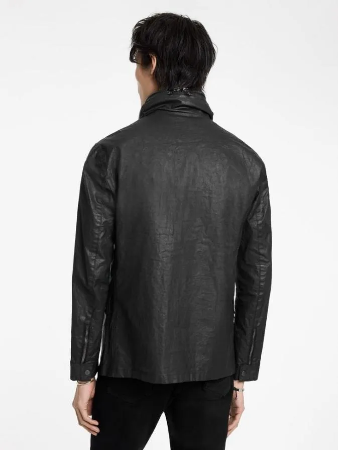 Men Coats And Jackets John Varvatos WOODHAVEN MILITARY JACKET Black