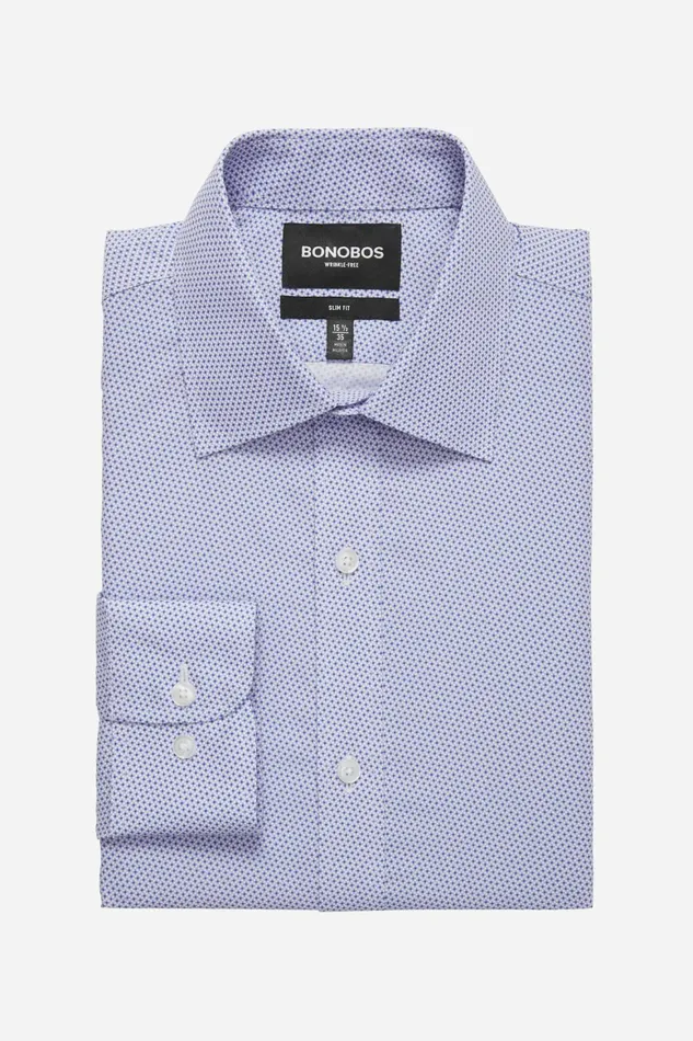 Men Daily Grind Wrinkle Free Dress Shirt Purple Norbeck Geo Bonobos Formal Dress Shirts