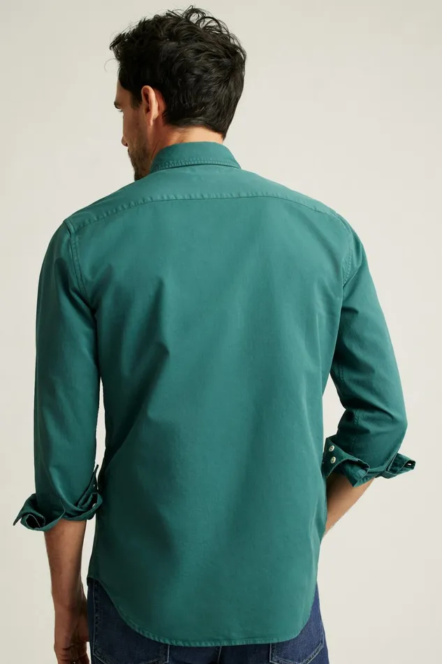 Men Everyday Bedford Shirt Jasper Green Bonobos Casual Shirts