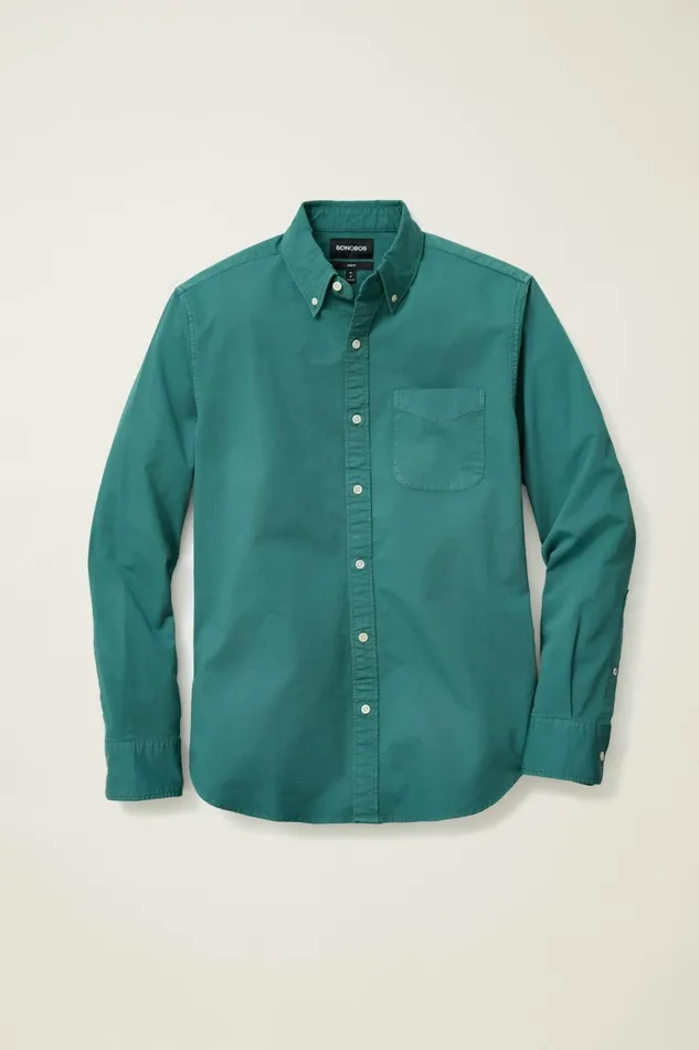 Men Everyday Bedford Shirt Jasper Green Bonobos Casual Shirts