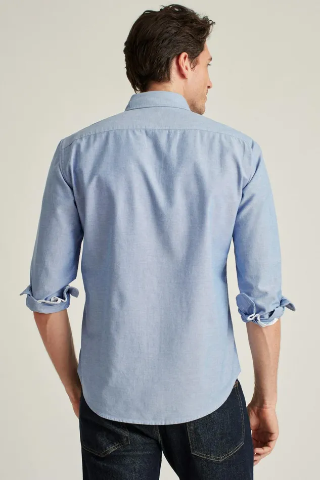Men Everyday Oxford Shirt Blue Bonobos Casual Shirts