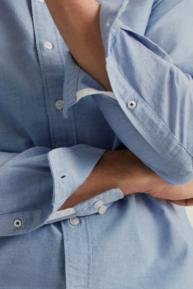 Men Everyday Oxford Shirt Blue Bonobos Casual Shirts