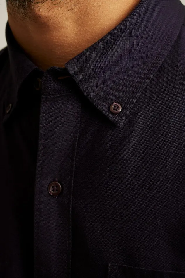 Men Everyday Oxford Shirt Dark Purple Bonobos Casual Shirts