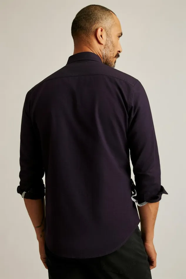 Men Everyday Oxford Shirt Dark Purple Bonobos Casual Shirts