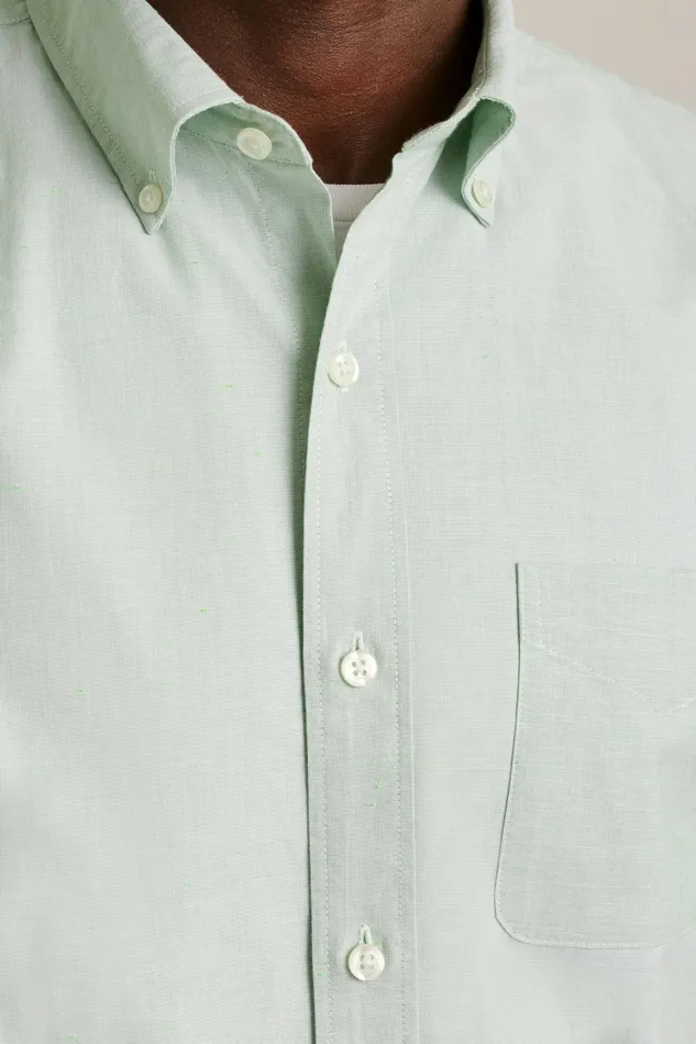Men Everyday Shirt English Ivy Green Texture Bonobos Casual Shirts
