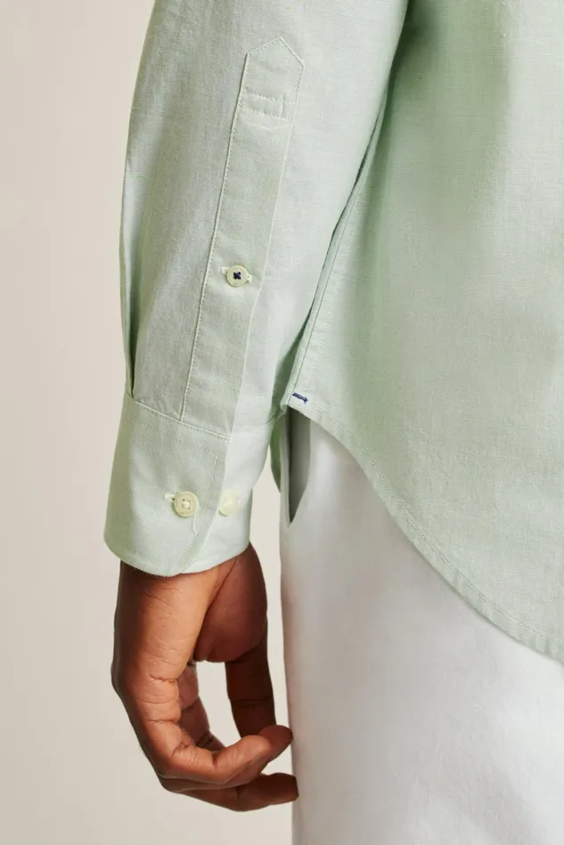 Men Everyday Shirt English Ivy Green Texture Bonobos Casual Shirts