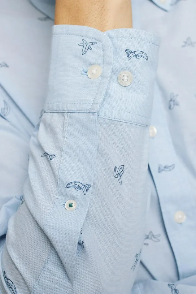 Men Everyday Shirt Its Blue Bananas Bonobos Casual Shirts