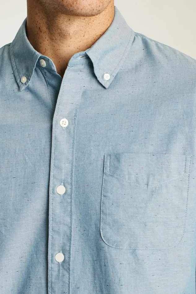 Men Everyday Shirt Ocean Blue Neps Bonobos Casual Shirts