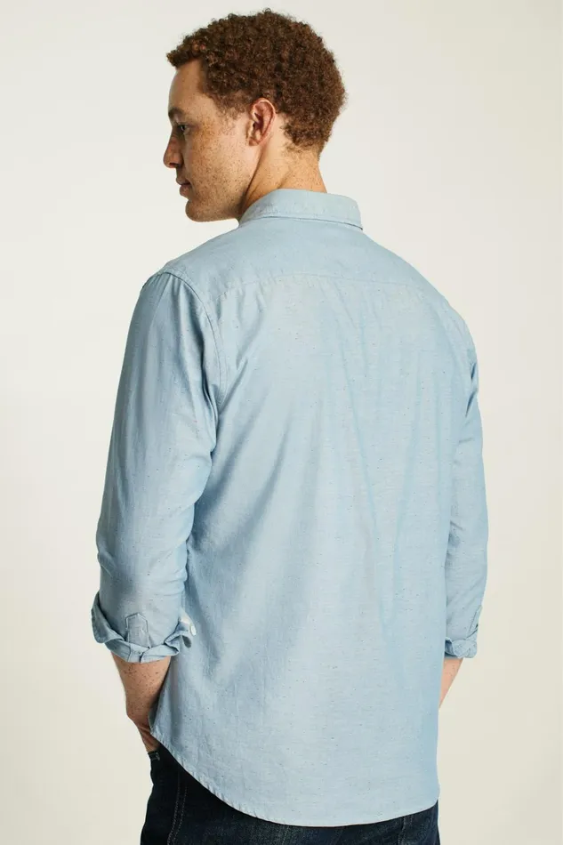 Men Everyday Shirt Ocean Blue Neps Bonobos Casual Shirts