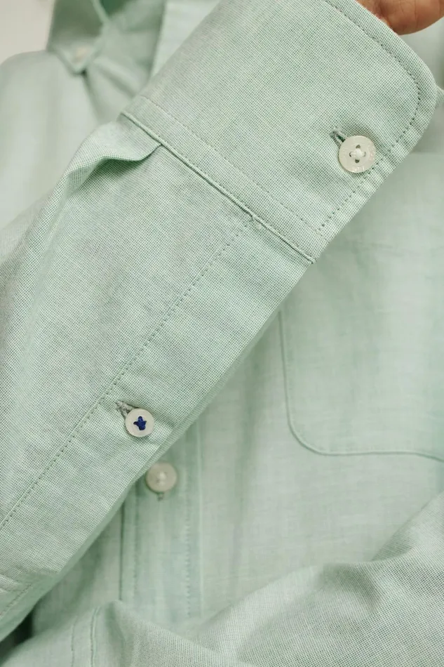 Men Everyday Shirt Sage Green End On End Bonobos Casual Shirts
