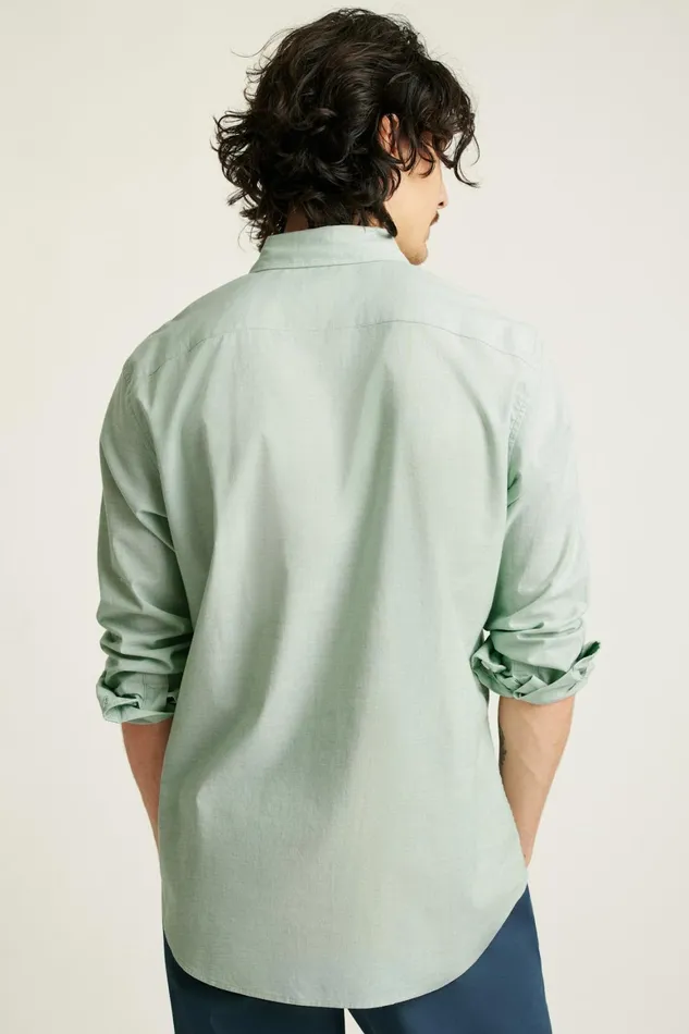 Men Everyday Shirt Sage Green End On End Bonobos Casual Shirts